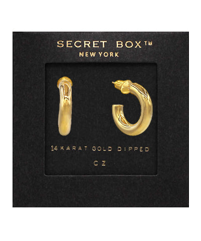 Secret Box - Gold Metal Hoops