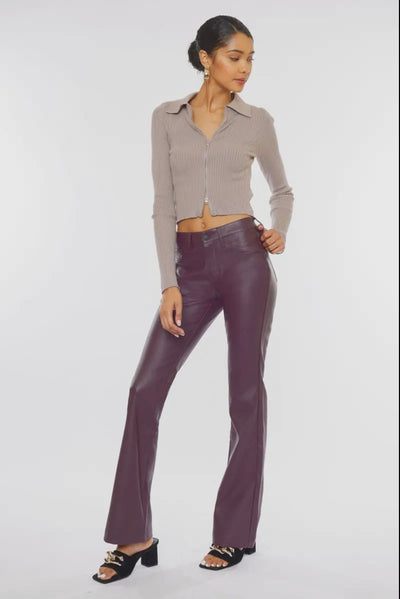Tara Faux Leather Pants