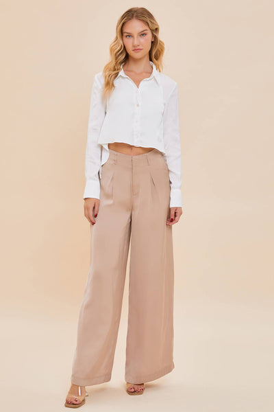 Back Tie Cropped Top