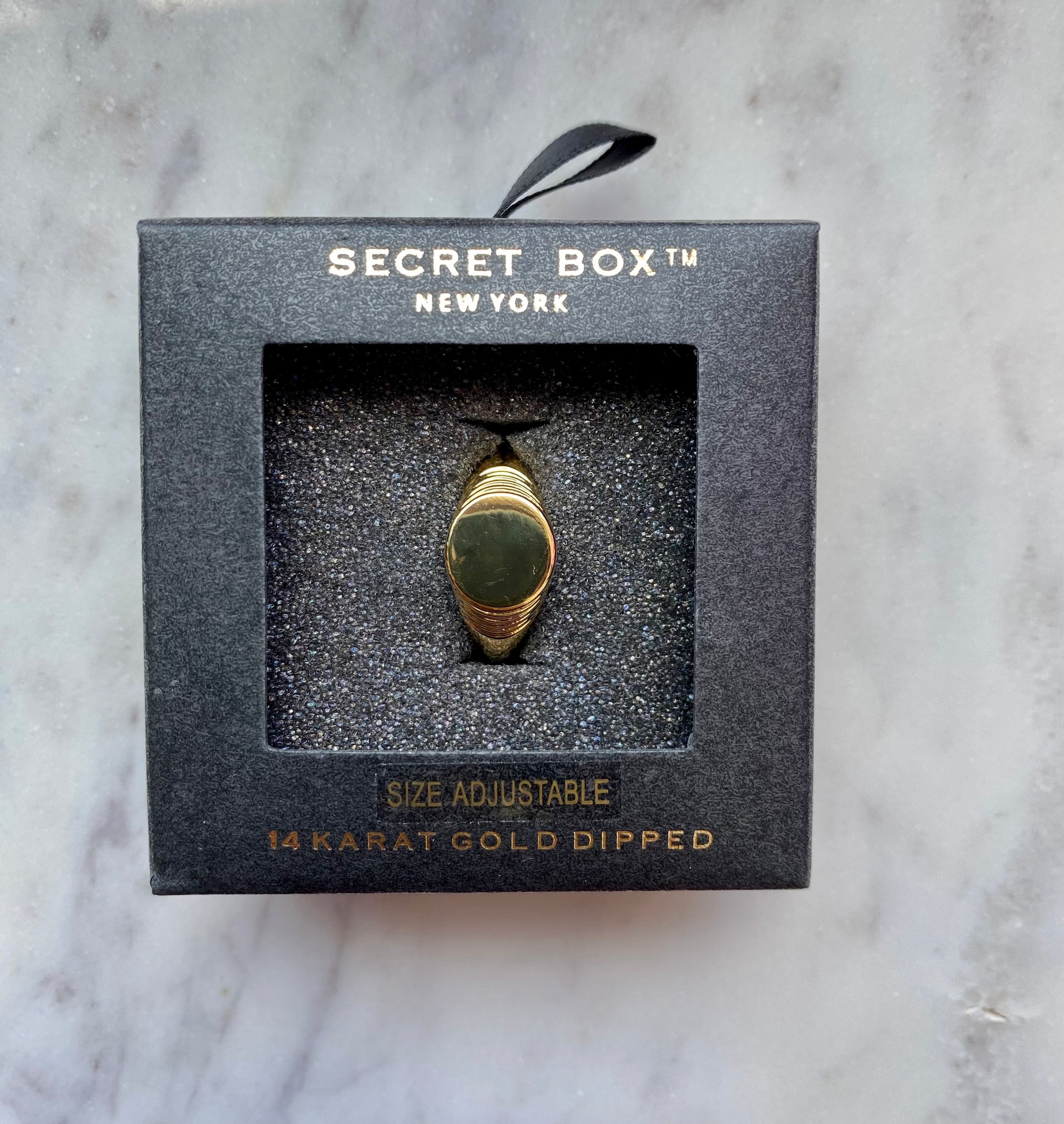 Secret Box Signet Ring