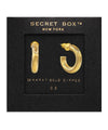 Secret Box - Gold Metal Hoops