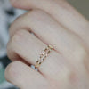 Butterfly Double Layer Ring