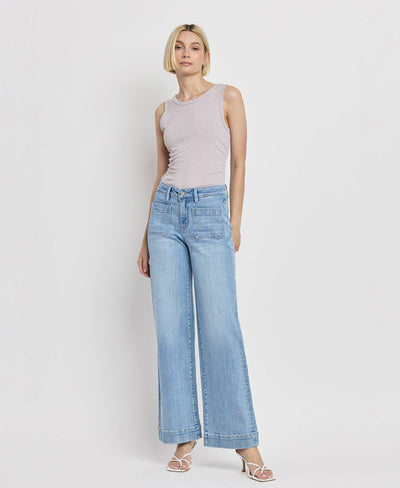 High Rise Trouser Jeans