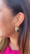 Tear Drop Huggie Earring