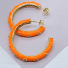 Neon Star Hoops