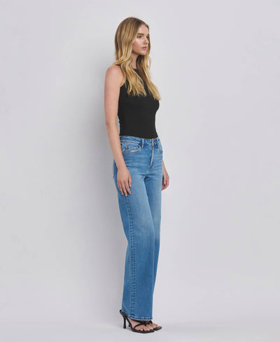 Kari High Rise Wide Leg Jeans