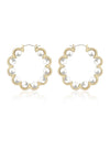 Covered in LUXE Pearl Hoops