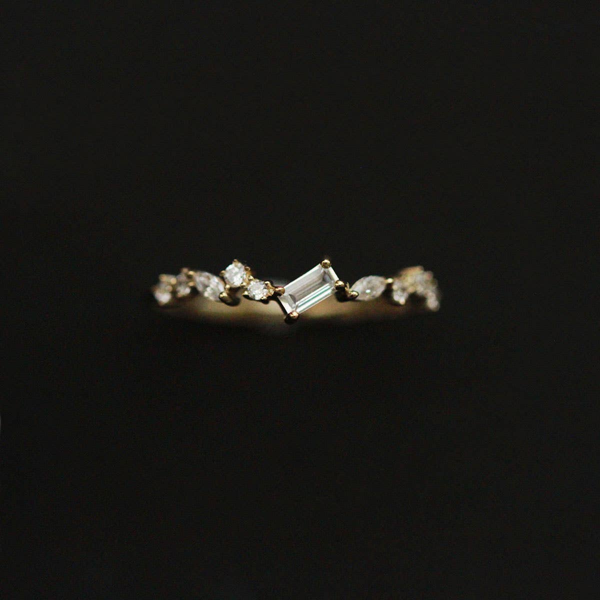 Rectangular Zirconia Ring