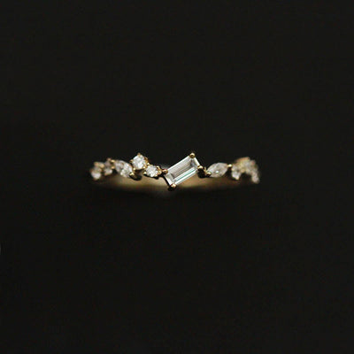 Rectangular Zirconia Ring