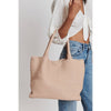 Solana Woven Leather Tote