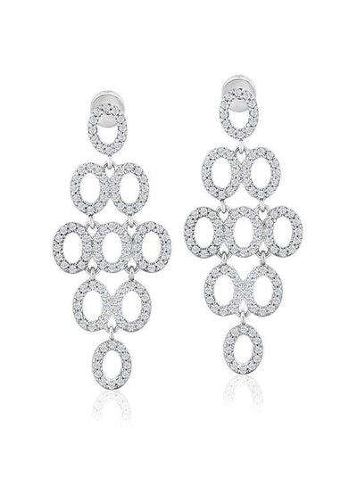 Pavé Chandelier Earrings