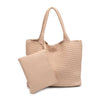 Solana Woven Leather Tote