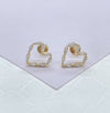 Heart Stud Earrings