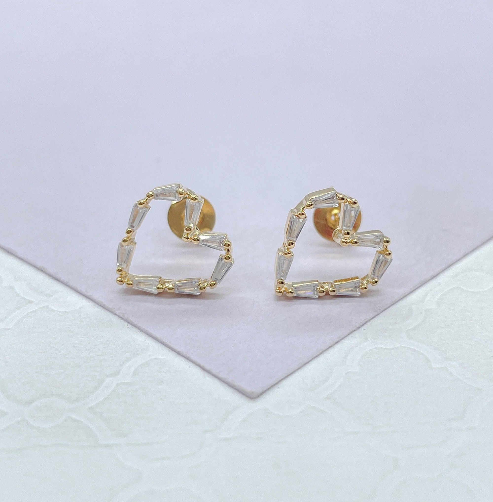 Heart Stud Earrings