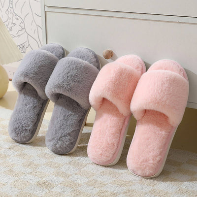 Chic Fuzzy Slippers