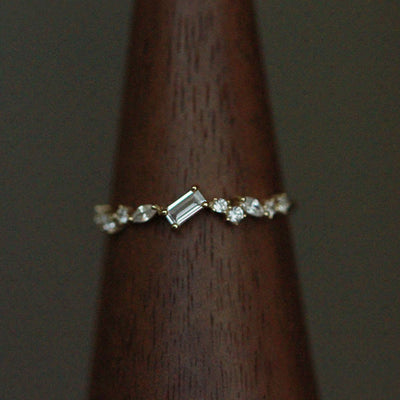 Rectangular Zirconia Ring