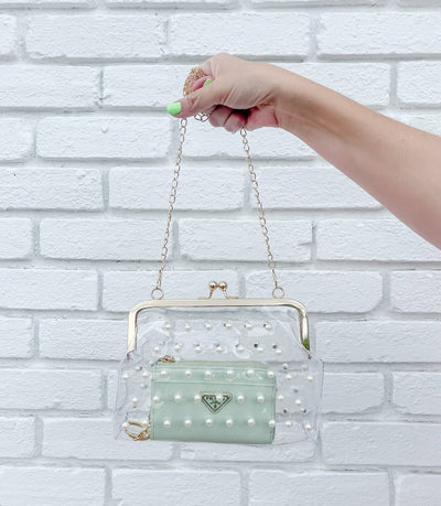 Clear Pearl Bag