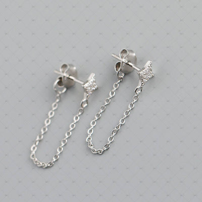 Sparkling Chain Earrings