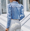 Anna Cropped Denim Jacket