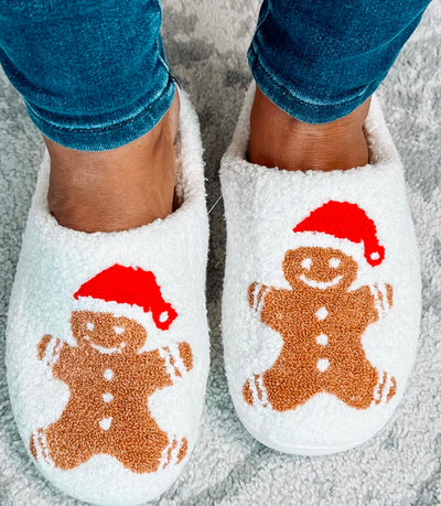 Fuzzy Slippers - Christmas Edition