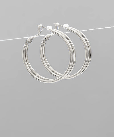 Double Circle Hoops