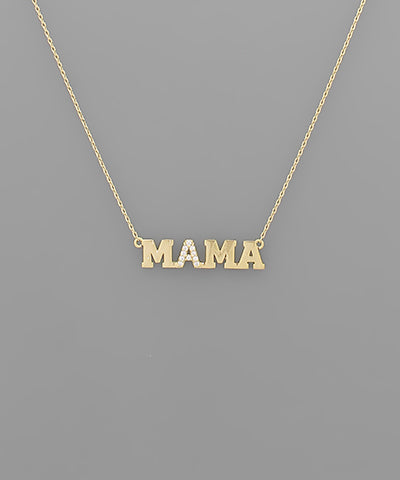 Mama- Diamond Necklace