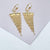 Triangle Shower Drop Earrings