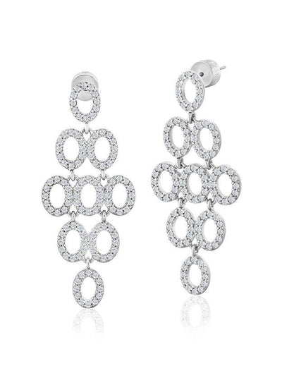 Pavé Chandelier Earrings