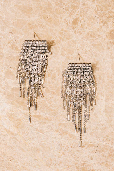 Crystal Fringe Earrings