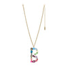 Monograms in Neon Necklace: K