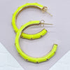 Neon Star Hoops