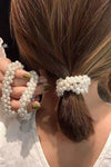 Pearl Elastic Hair Scrunchies