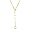 Pave Push Clasp Lariat