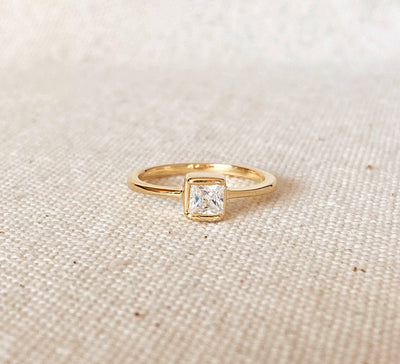 Dainty Solitaire Ring