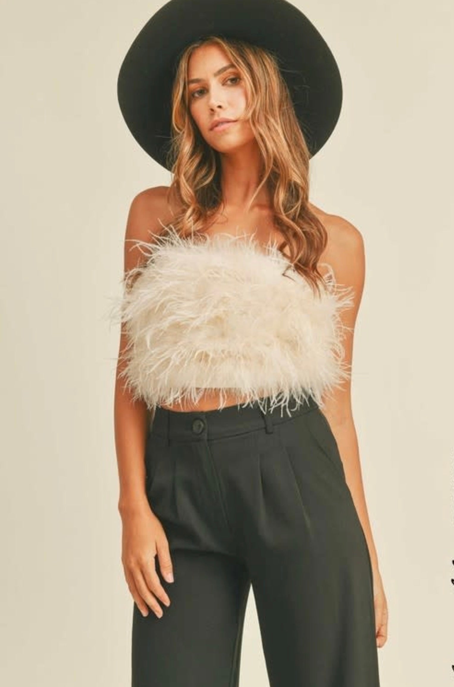Fancy Feather Top